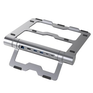 USB Type-C Laptop Stand with Dock 6 in 1