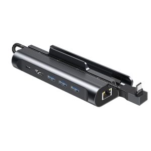 Steam Deck Game console holder with docking station 6-ports