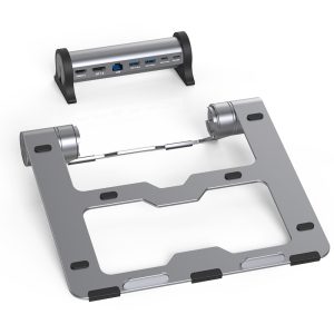 USB Type-C Laptop Stand with Dock 7 ports