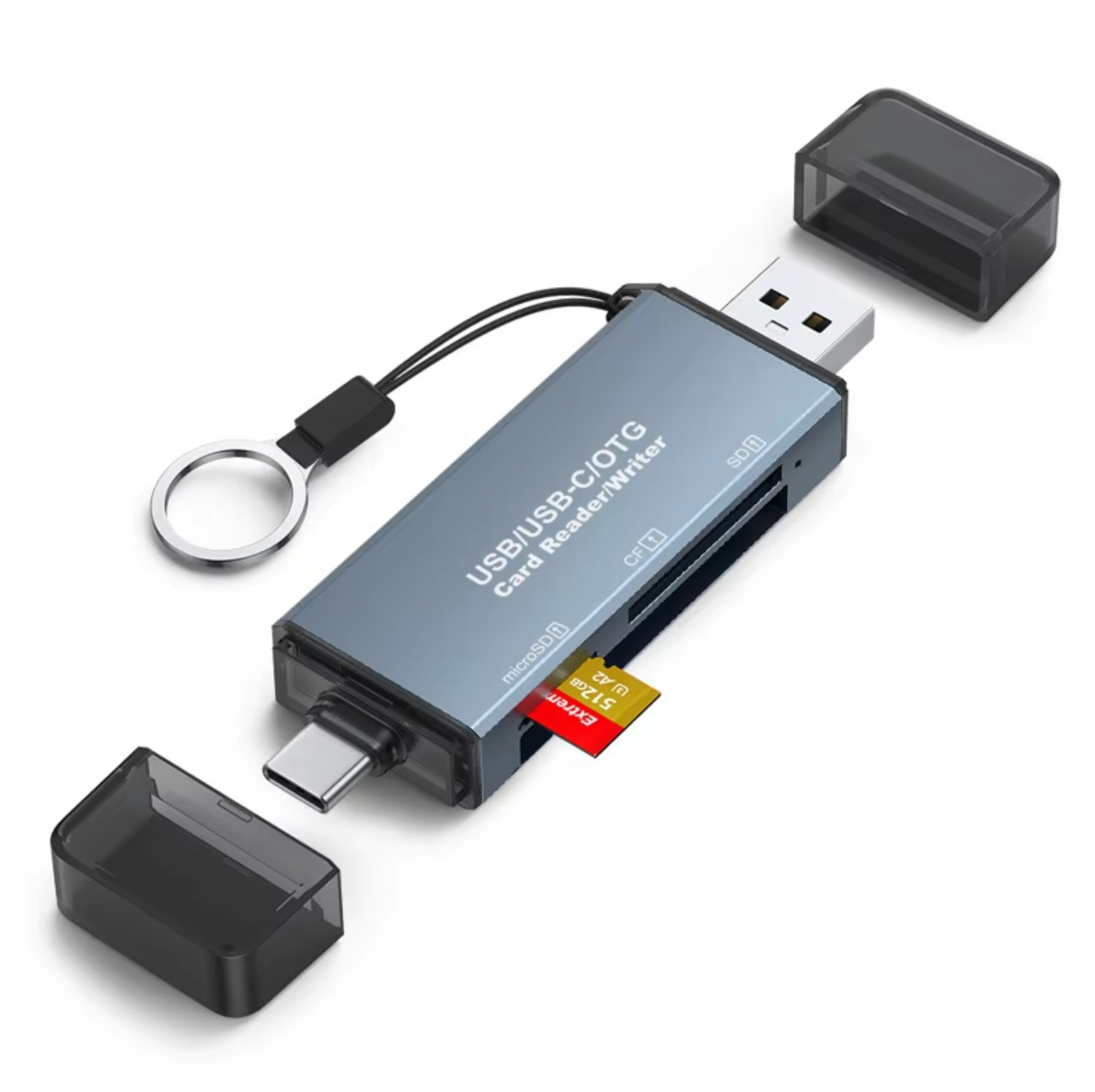 USB-C USB OTG Card Reader