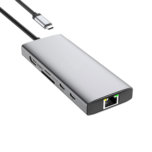10-in-1 USB-C Hub and Docking Station