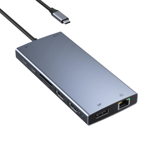 15-in-1 USB Type C Dock with Dual HDMI DP